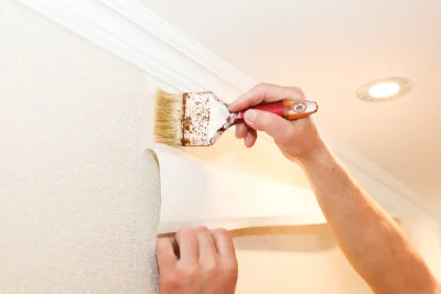 Pose de papier peint à Arronnes — revêtements muraux et toiles de verre